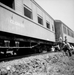 Buitenzorg In de morgen van 6 augustus ontspoorde de locaaltrein Soekaboemi-Bui, Bestanddeelnr 14100