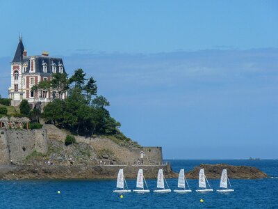 Dinard sailboats architecture
