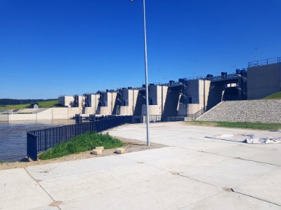 Budowla przelewowo-spustowa zbiornika przeciwpowodziowego Racibórz Dolny (2)