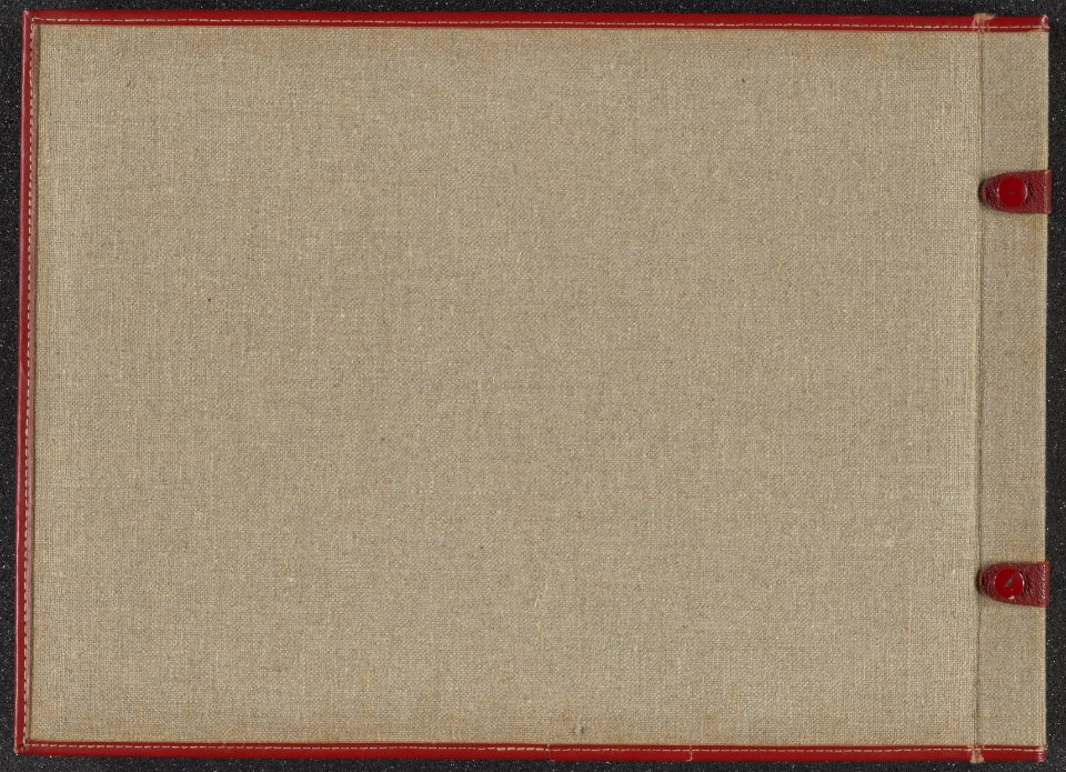 Buitenzijde achterkant van fotoalbum, Bestanddeelnr 38 52