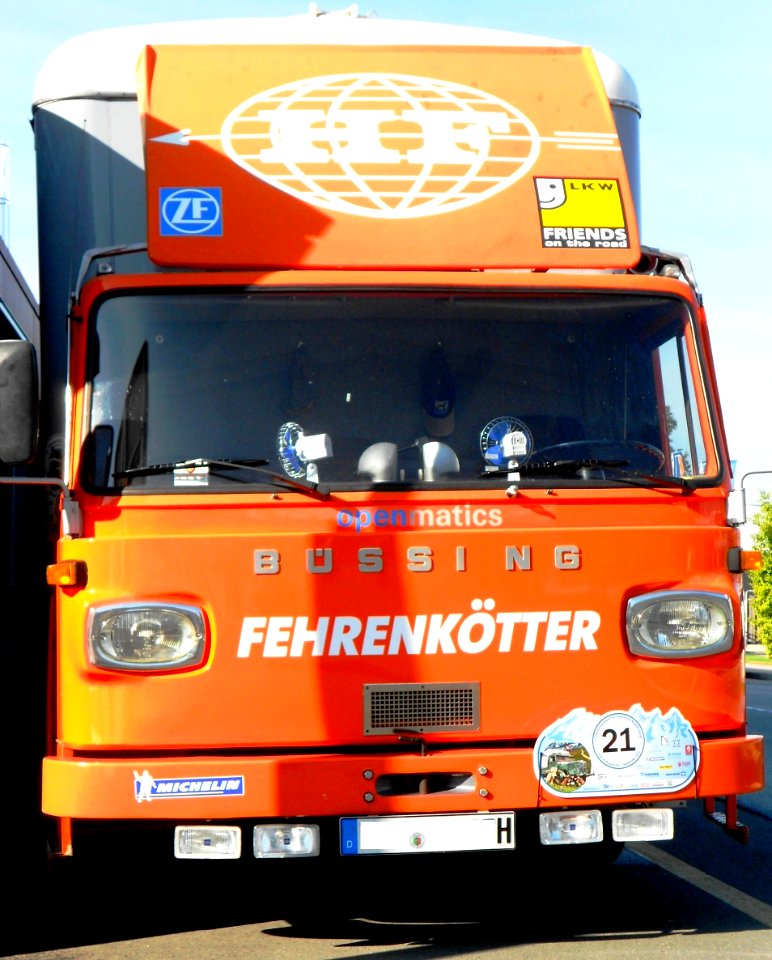 Buessing BS LT 11 Truck built in 1965. front. Spielvogel