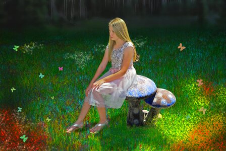 Imagination green fantasy green magic
