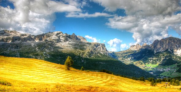 South tyrol alpine italy