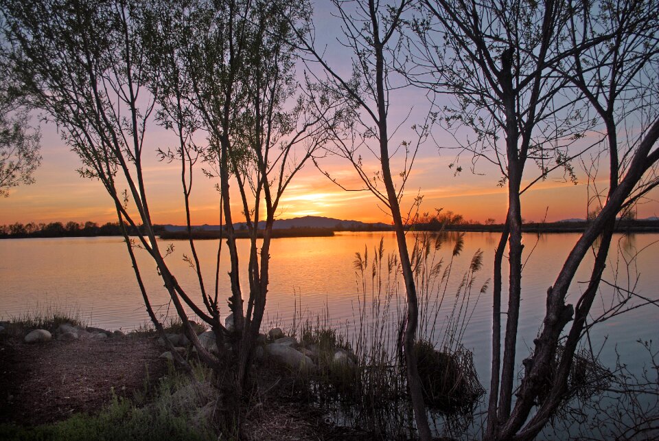 Scenic evening tranquil