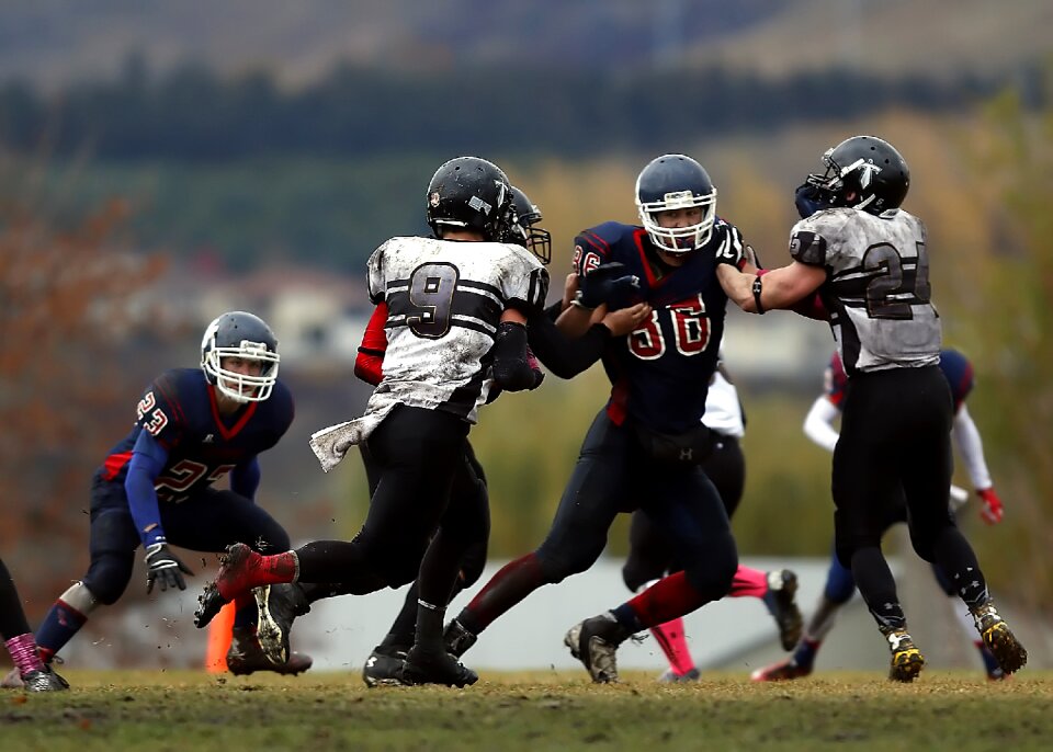 Competition team american football field