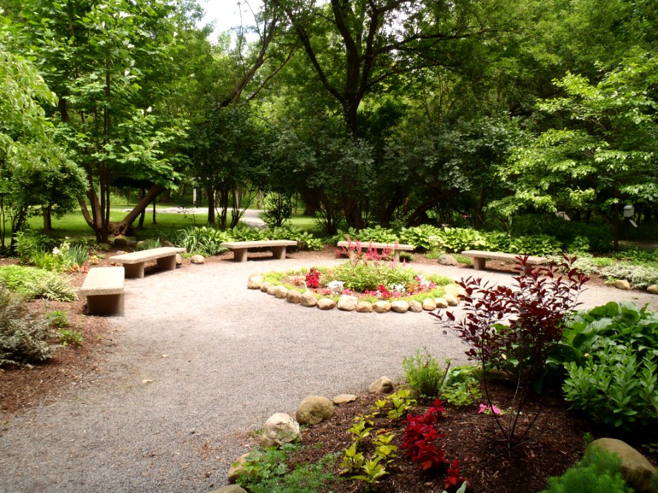Burchfield Nature Center garden