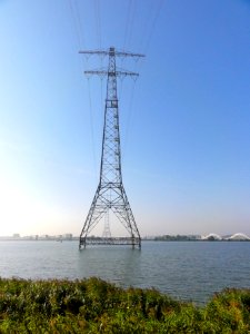 Buiten IJ zicht op IJburg