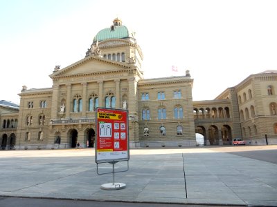 Bundeshaus Bern während COVID-19