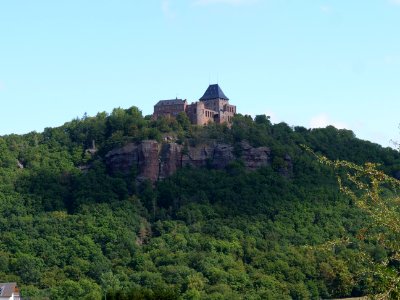 Burg Nideggen from valley 06