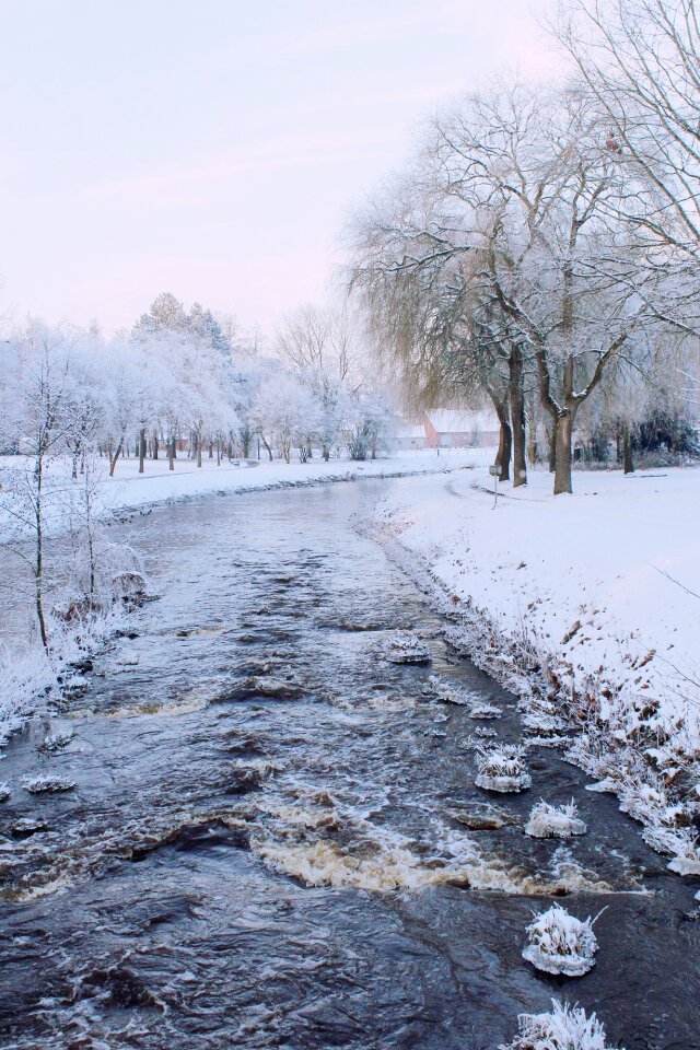 Landscape snow snowy photo