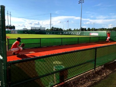 Bullpen at Grizzly Softball Complex, Georgia Gwinnett College July 2018 1