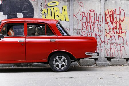 Car auto red