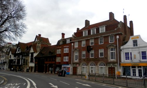 Buildings on Marlborough Place, Brighton (January 2012)