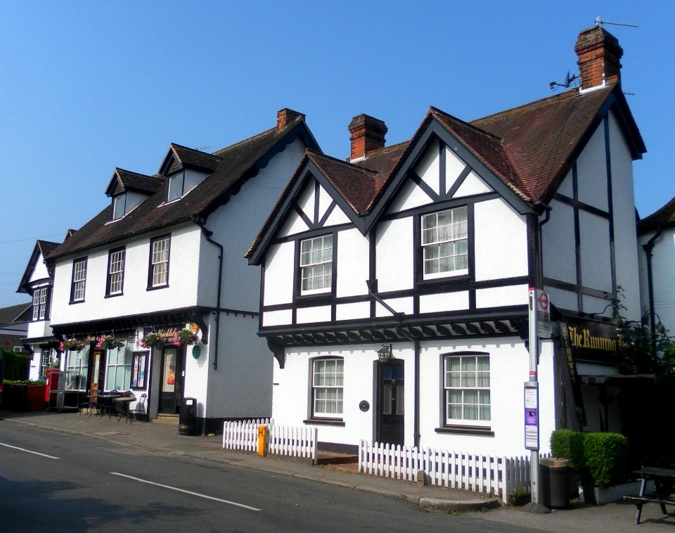 Buildings at Old London Road, Mickleham (July 2013)