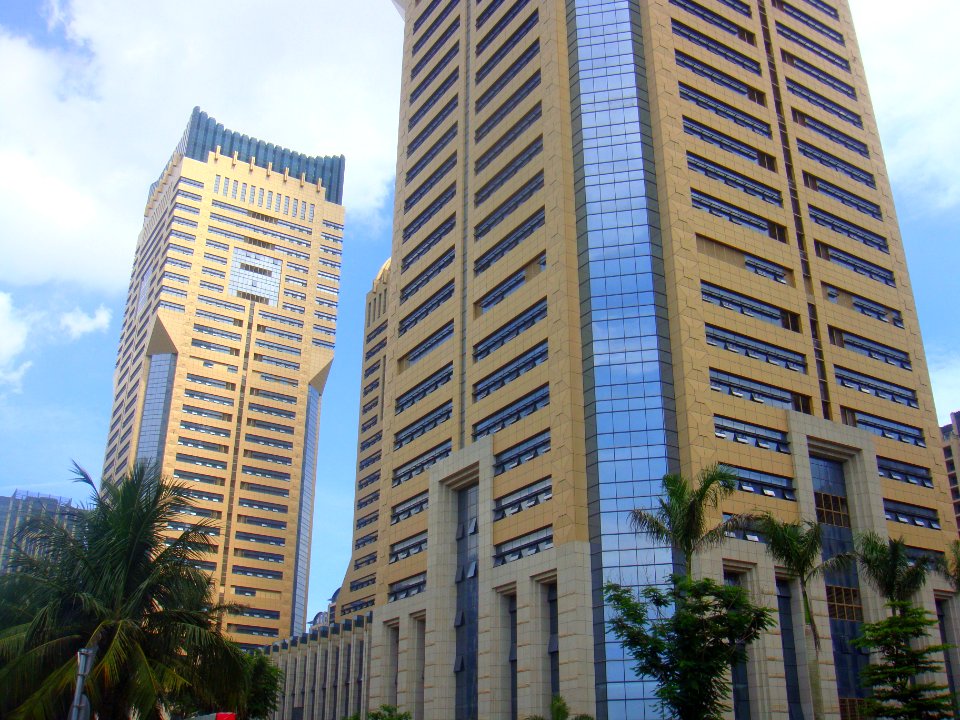 Buildings at west end of Guoxing Avenue - 02