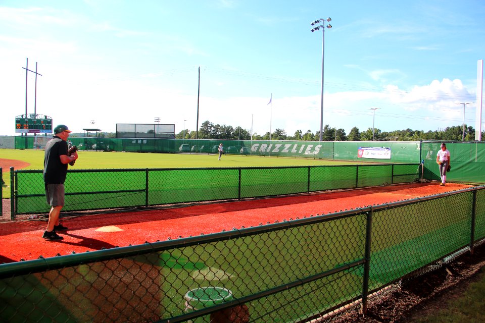 Bullpen at Grizzly Softball Complex, Georgia Gwinnett College July 2018 2