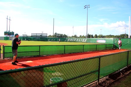 Bullpen at Grizzly Softball Complex, Georgia Gwinnett College July 2018 2