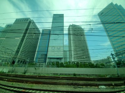 Buildings near Shinagawa station