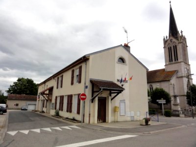 Buissoncourt (M-et-M) mairie et église