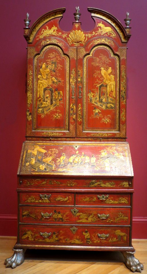 Bureau-cabinet from England, c. 1730, California Palace of the Legion of Honor