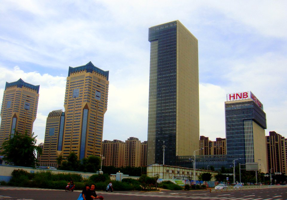 Buildings at west end of Guoxing Avenue - 08
