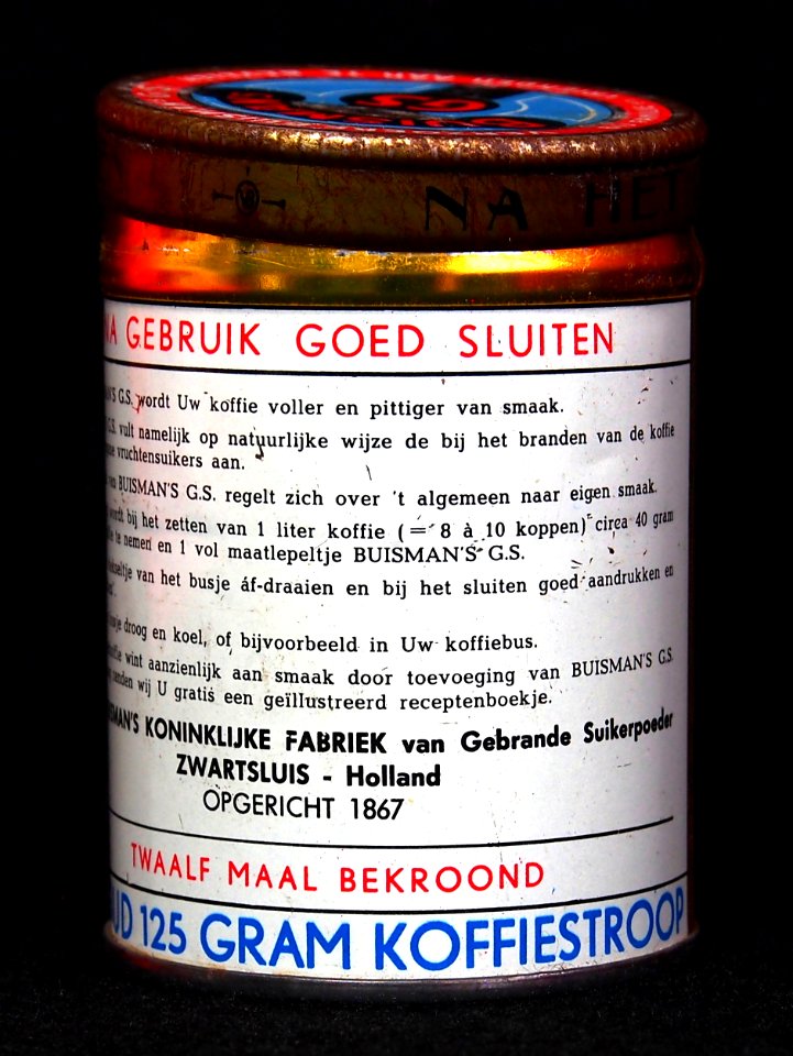 Buisman GS 125gram blikje, foto3