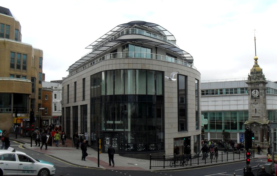 Buildings at Air Street, Brighton (February 2011)