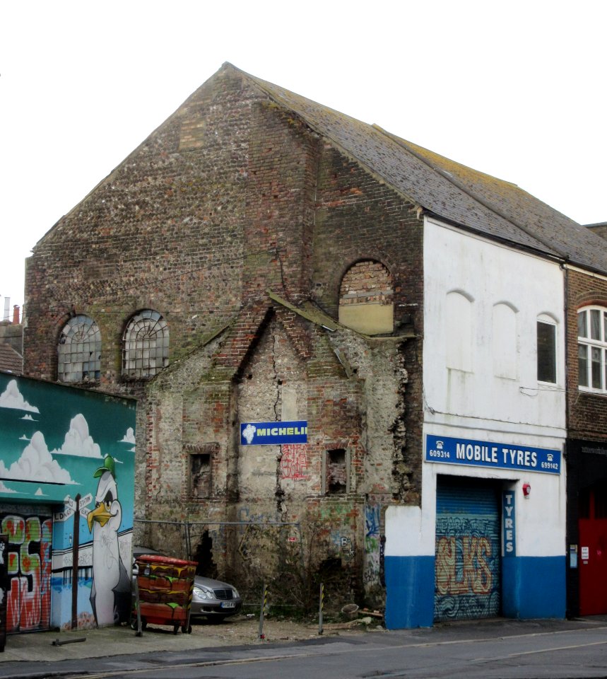 Buildings on Northeast side of Elder Place, Brighton (March 2016) (4)