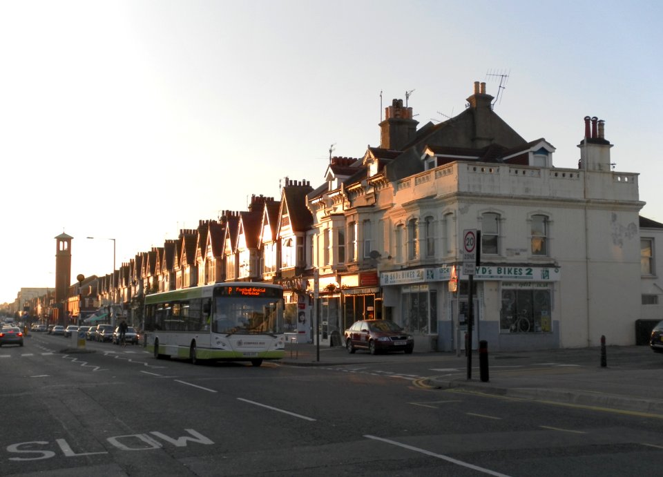 Buildings on North Side of Portland Road, Aldrington (September 2011)