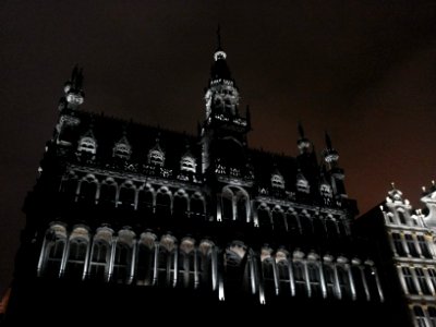 Brussel-Lights on Grand Place (5) photo