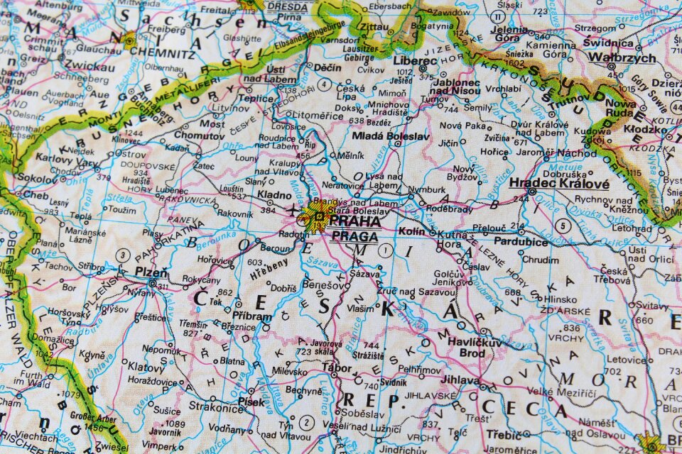 Map geography graphics