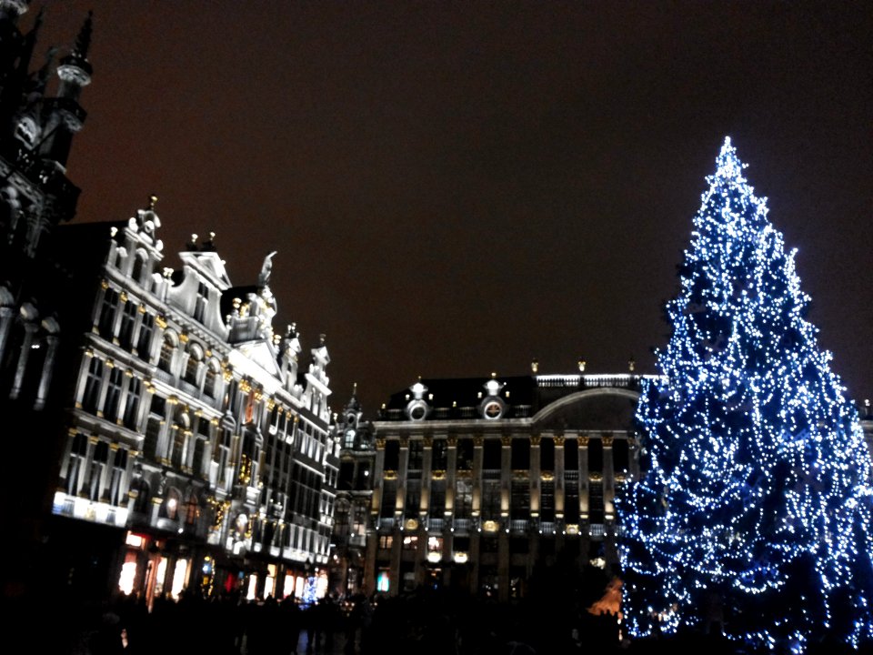Brussel-Lights on Grand Place (4)
