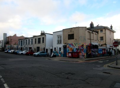 Buildings on Northeast side of Elder Place, Brighton (March 2016) (1)