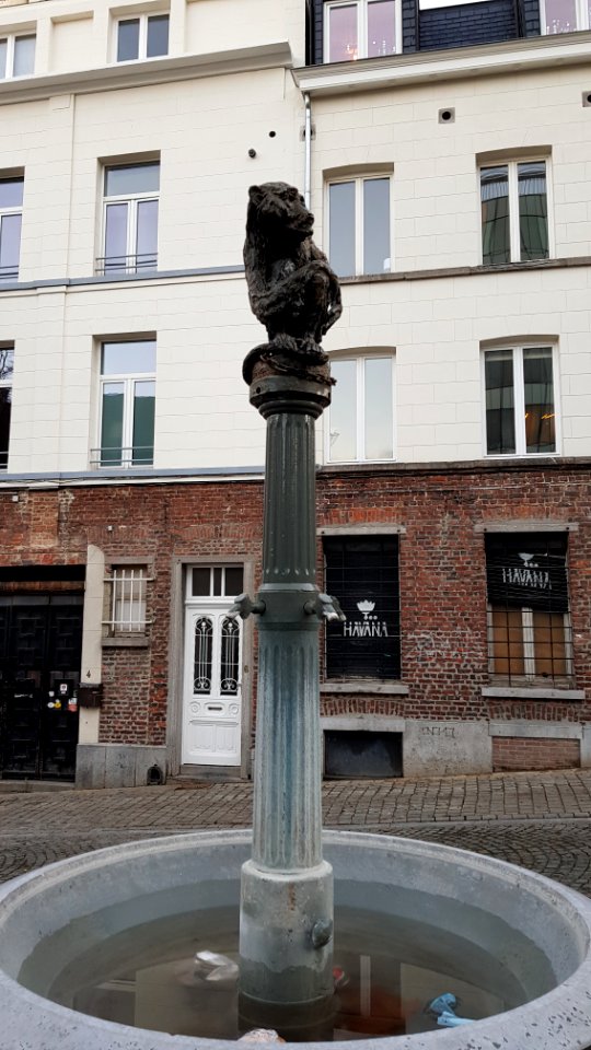 Brussel-De aap van Jean Roig in de Zwaardstraat (2)