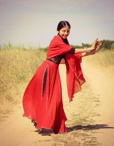 Red oriental motion