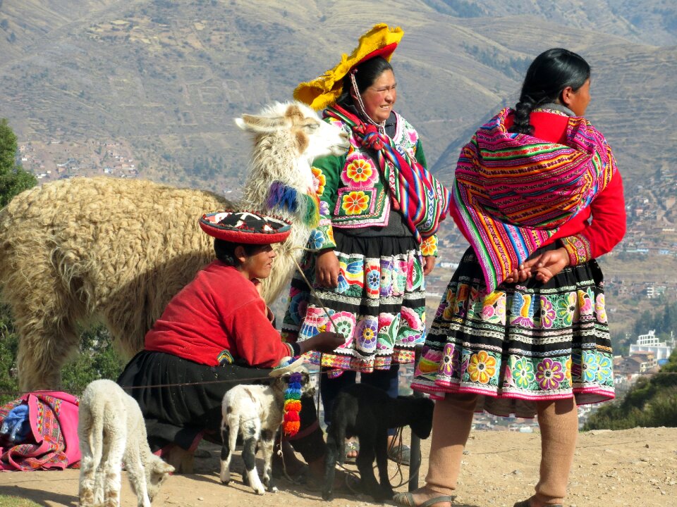 Traditional cuzco andes