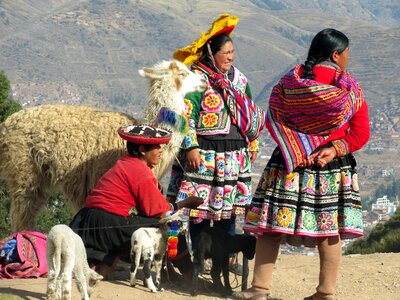 Traditional cuzco andes