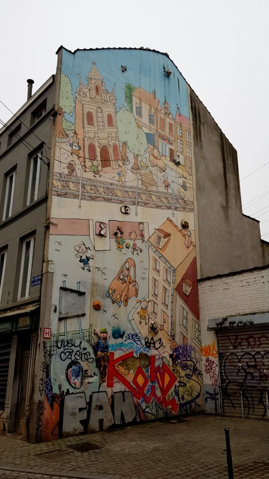 Brussel-Nieuwland-Stripmuur (2)