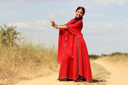 Red oriental motion