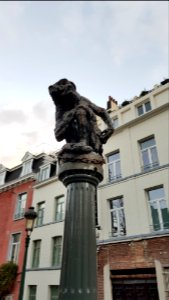 Brussel-De aap van Jean Roig in de Zwaardstraat (9)