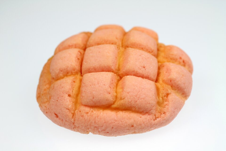 Bread strawberry melon pan strawberry