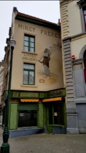 Brussel-muurschildering Spoormakersstraat