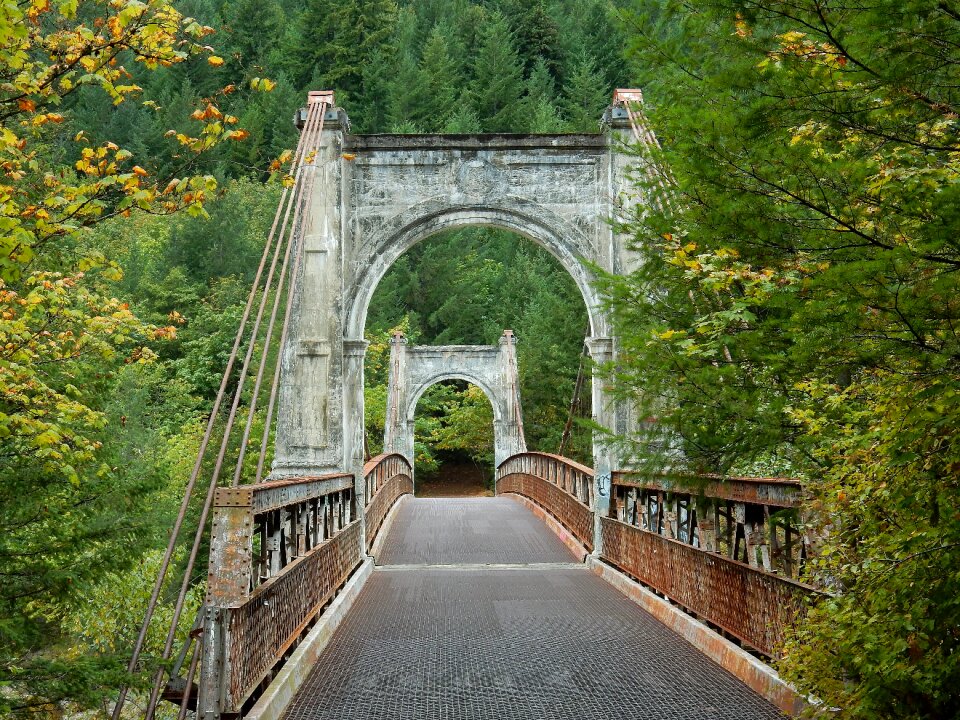 Bridge gold rush highway 97 photo