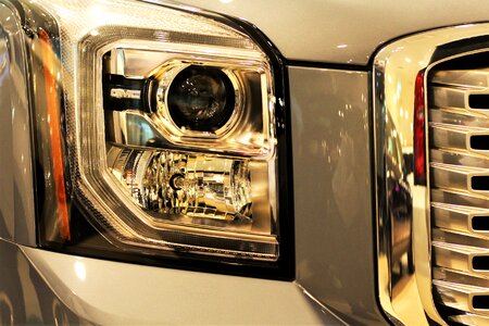 Automobile cars headlight photo