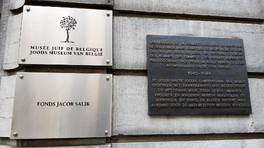 Brussel-Plaquette Joods Museum