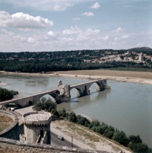 Brug St-Benézet in Avignon, Bestanddeelnr 255-9954