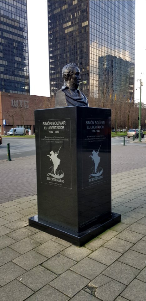 Brussels-Buste Simon Bolivar (Boulevard Simon Bolivar) (3)