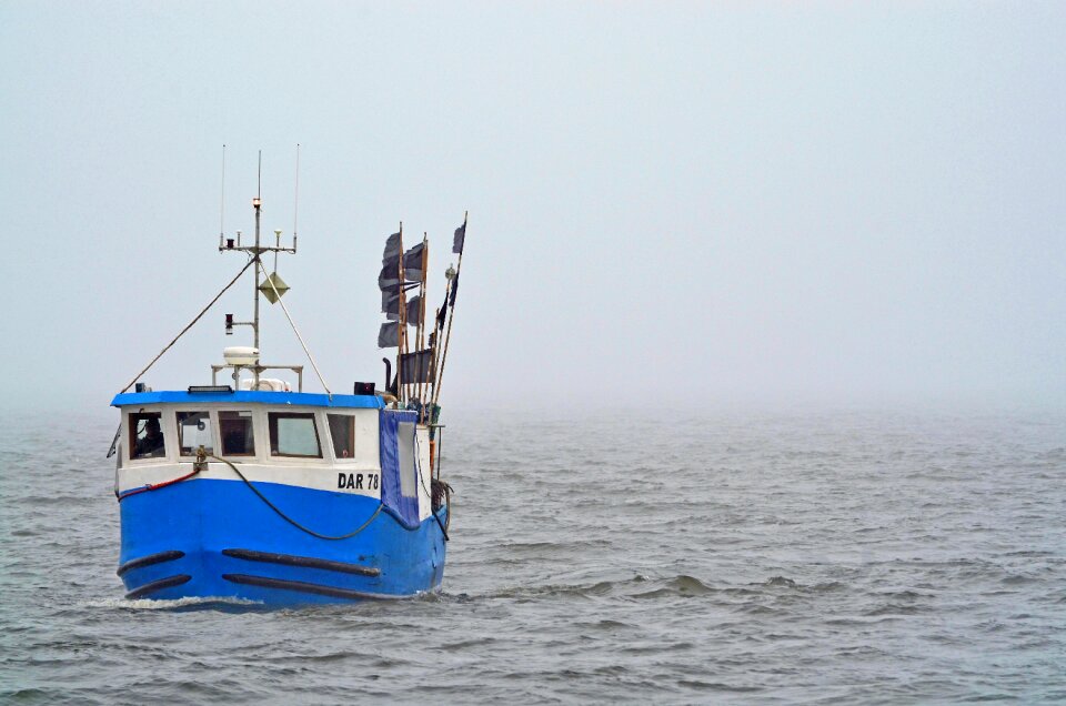 Sea boat fisherman