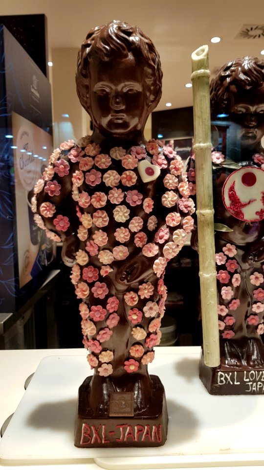 Brussels-Manneken Pis in chocolate