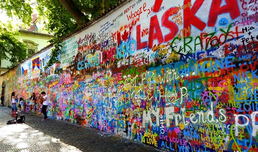 Artwork lennonismus czech republic photo